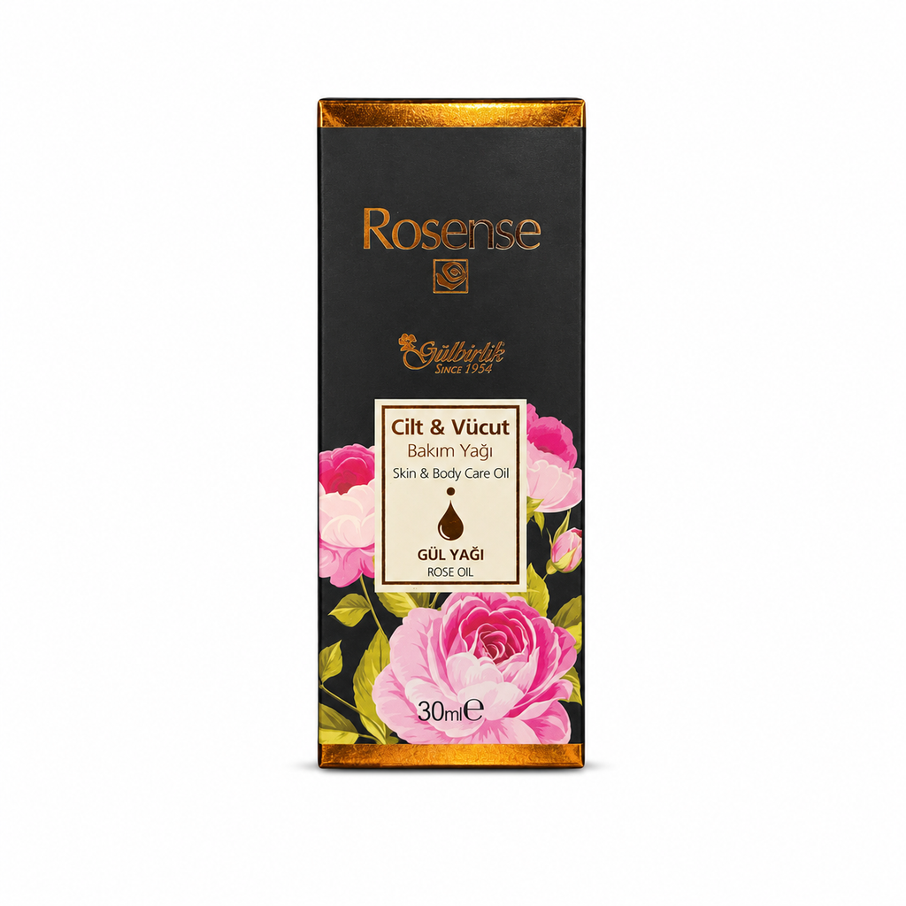 Ulei Rosense 30 ml cu Trandafir și Jojoba pentru Față și Corp