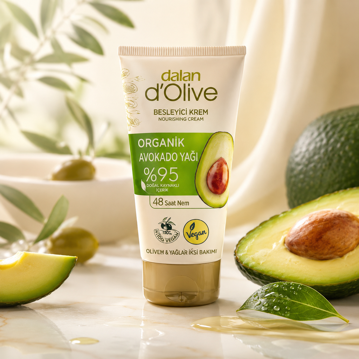 Cremă hidratantă Dalan cu avocado 60 ml