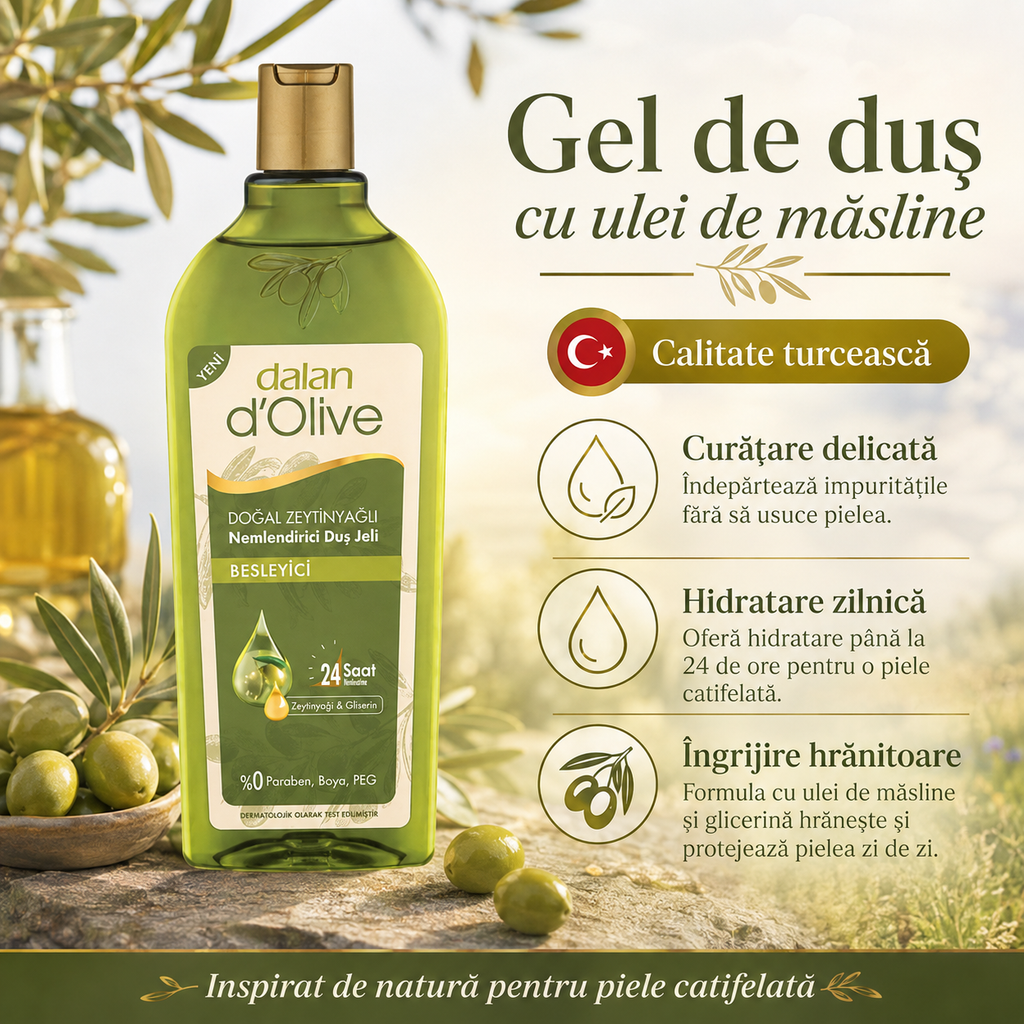 gel de duș nutritiv Dalan