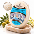 Săpun exfoliant Naumed Biocosmetics cu burete natural, stil hammam turcesc, 140 g