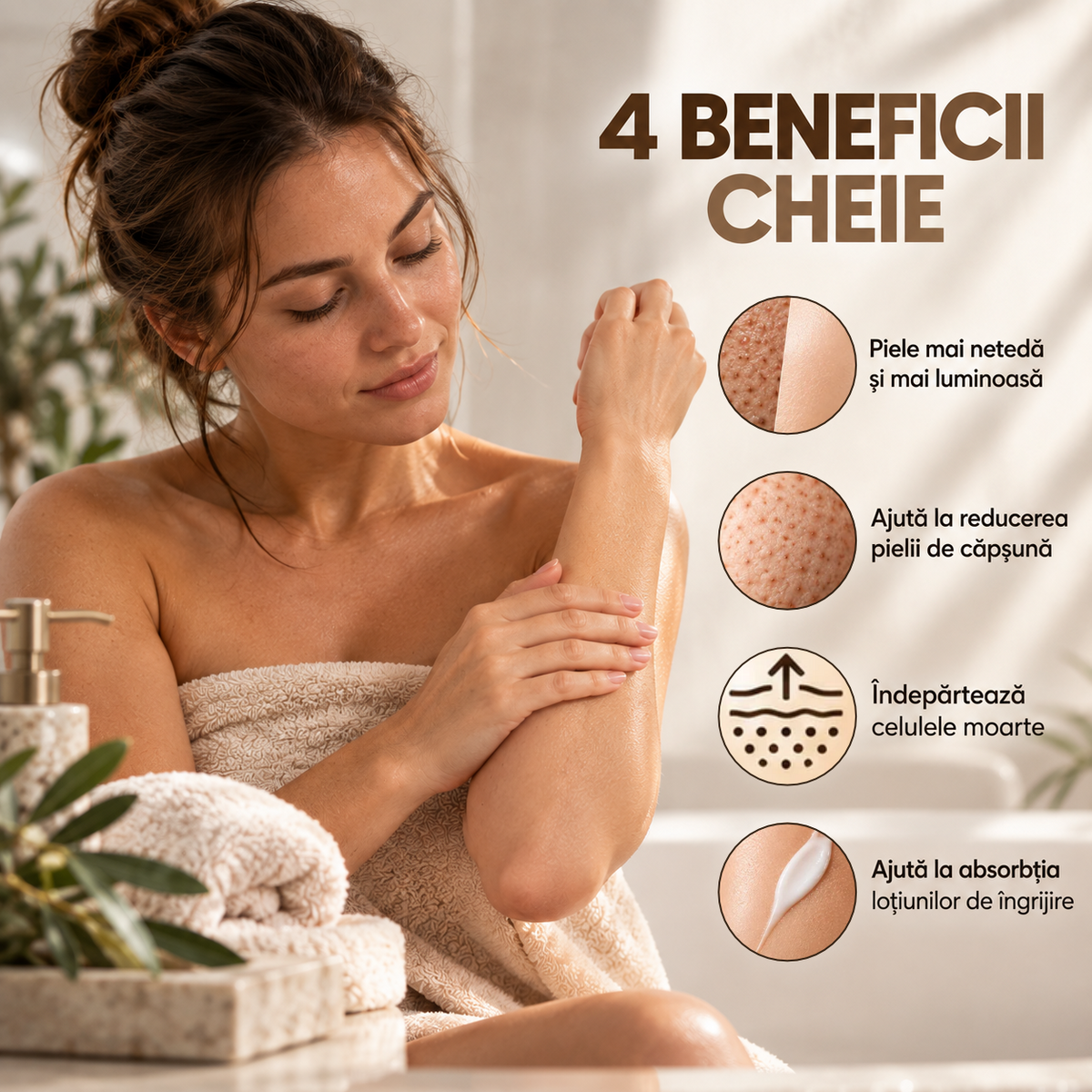 Mănușă exfoliantă Kese Kelebek neagră, din viscoză, stil marocan, pentru exfoliere intensă și hammam