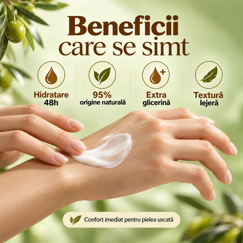 Cremă hidratantă Dalan cu ulei de măsline, 250 ml