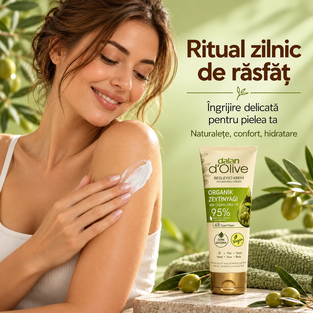 Cremă hidratantă Dalan cu ulei de măsline, 250 ml