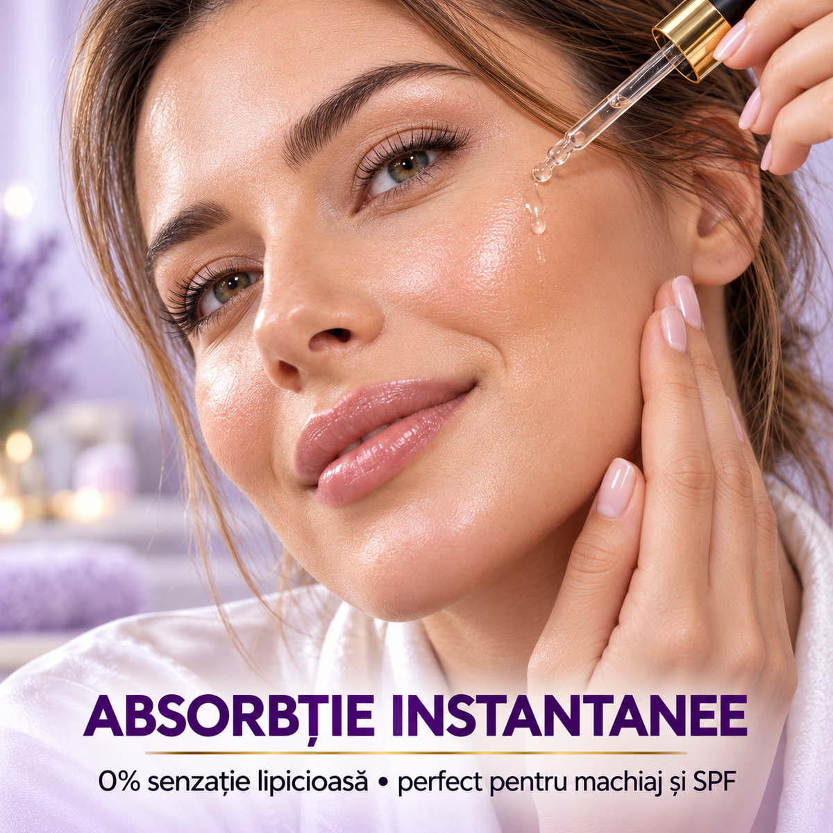 Serum cosmetic Nonita cu colagen, destinat completării rutinei de îngrijire, 100 ml