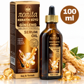 Serum cosmetic Nonita cu keratină și ginseng, destinat completării rutinei de îngrijire, 100 ml
