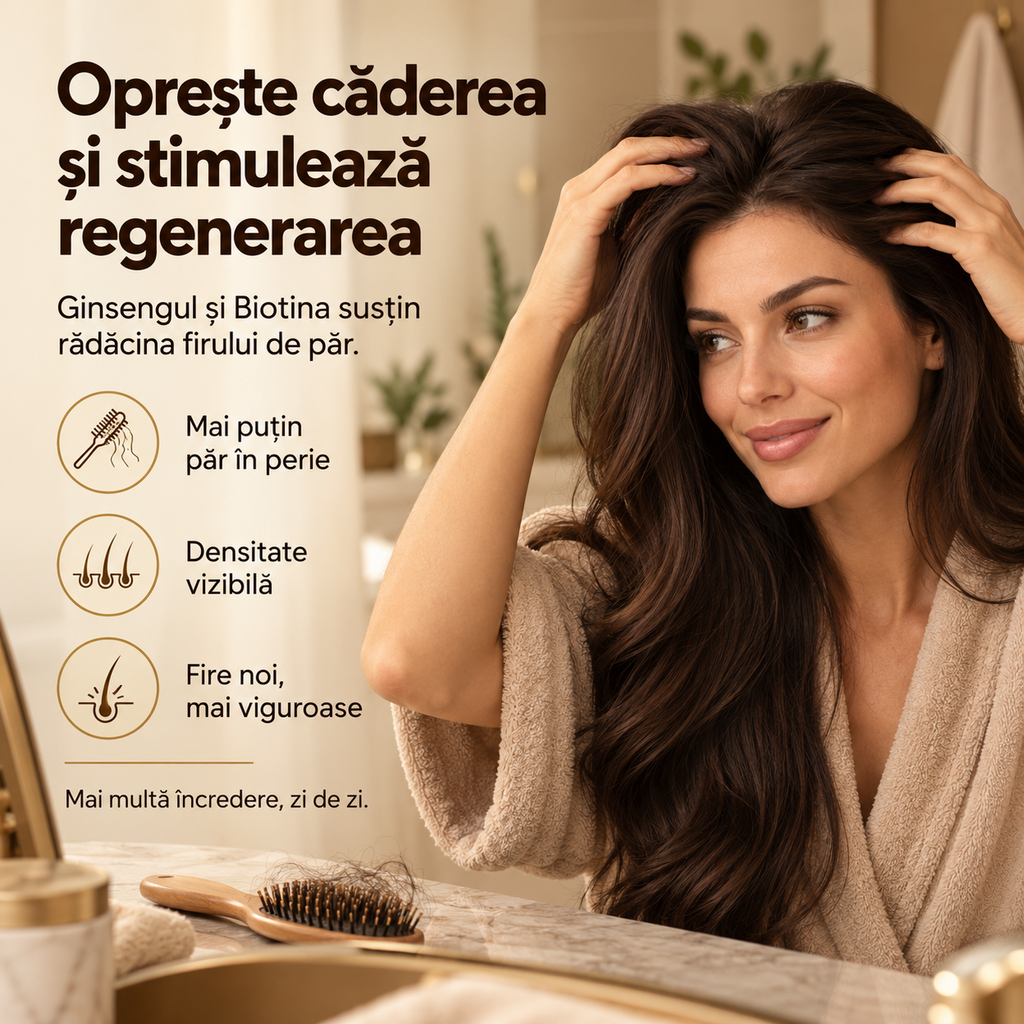 Serum cosmetic Nonita cu keratină și ginseng, destinat completării rutinei de îngrijire, 100 ml