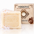 Săpun solid Harems, varianta baie turcească / hamam, destinat curățării pielii, 120 g