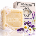 Săpun solid Harems cu lavandă și mușețel, destinat curățării pielii, 120 g