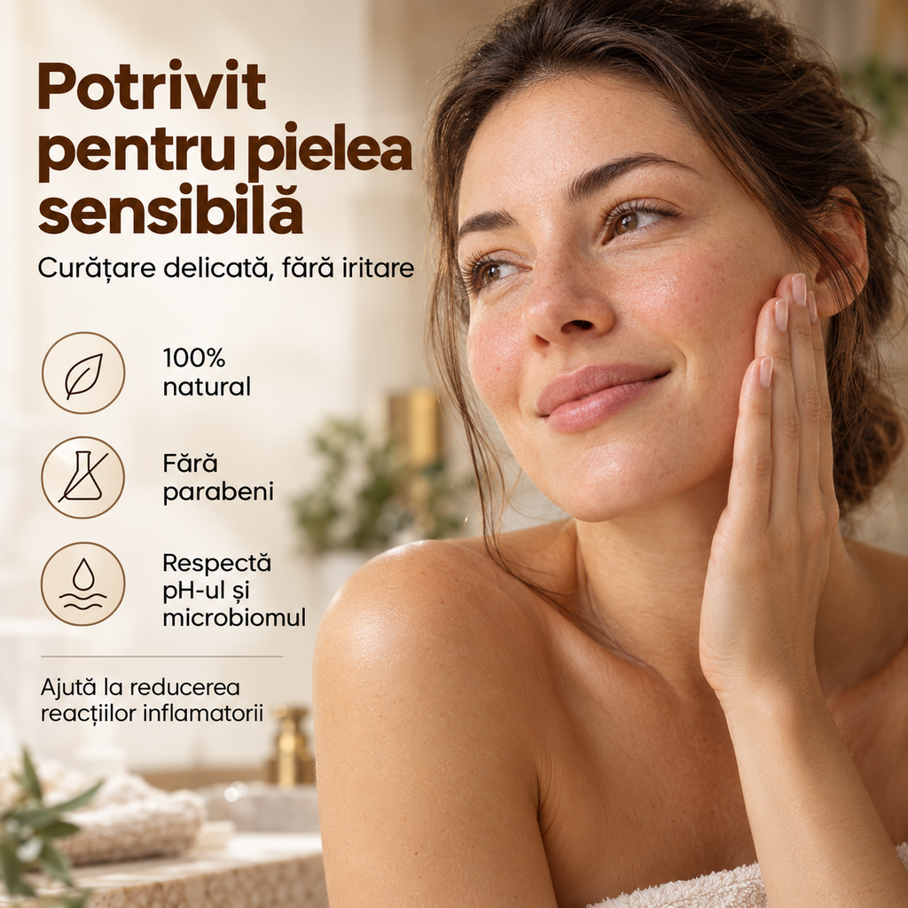 Săpun solid Harems cu ulei de argan, destinat curățării pielii, 120 g
