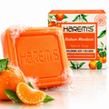 Săpun solid Harems cu mandarină de Bodrum, destinat curățării pielii, 120 g