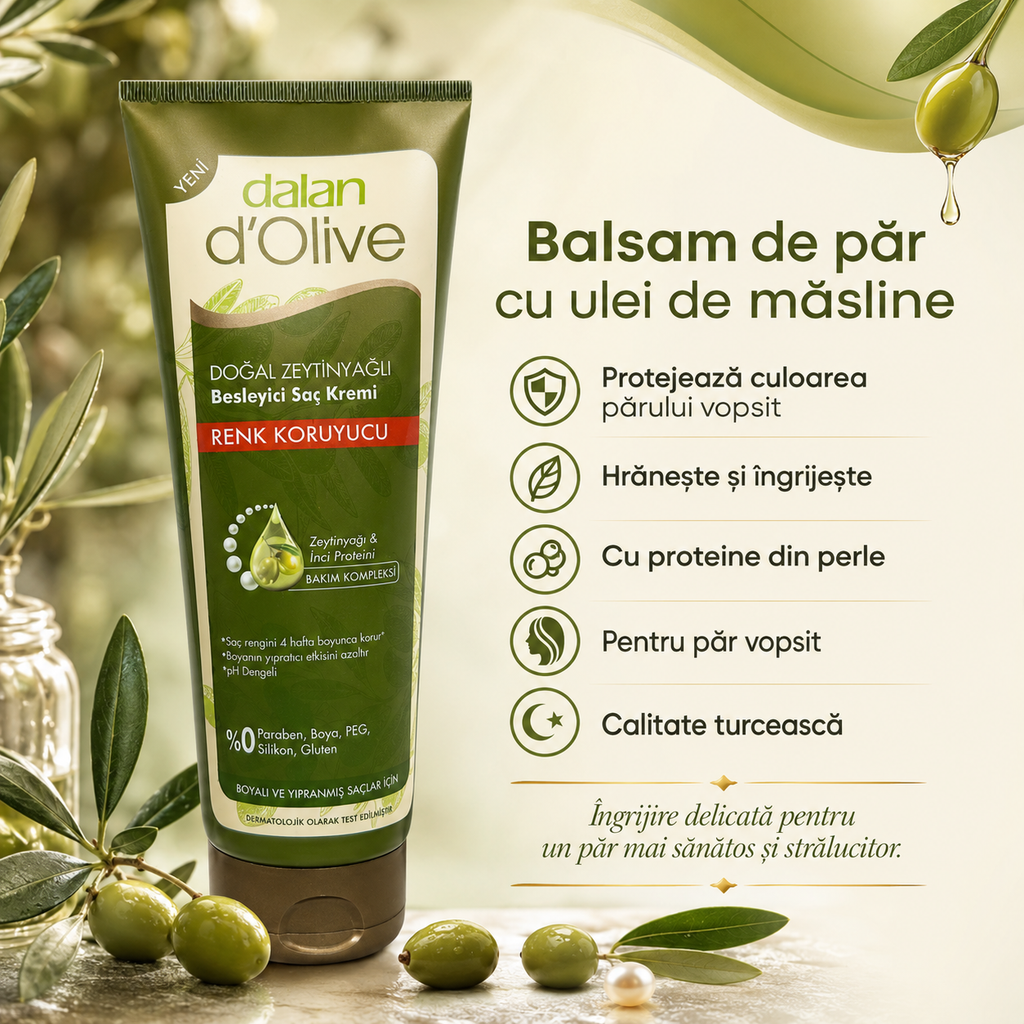 Balsam de păr Dalan cu ulei de măsline 200 ml