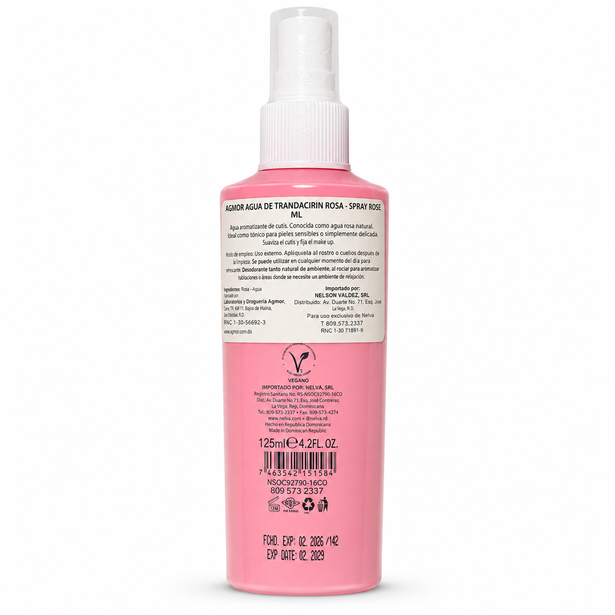 Apă de trandafiri Rosense (Gülbirlik) spray, destinată tonifierii și împrospătării pielii, 125 ml