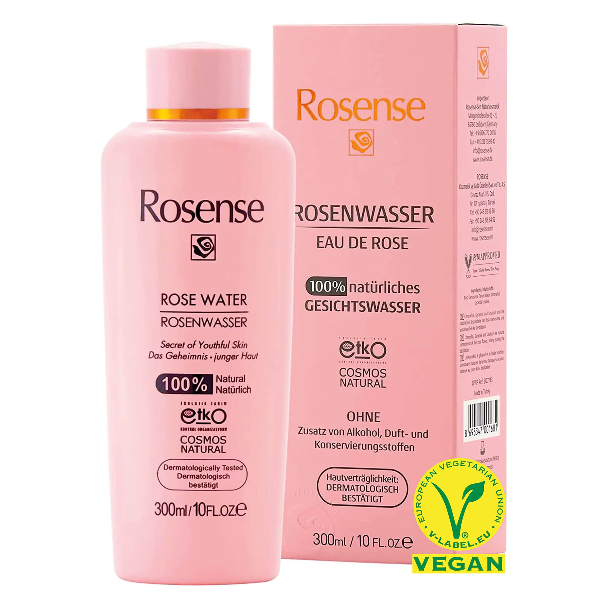 Rosense Apă de Trandafiri 250 ml